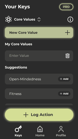 Keystone App Mockup